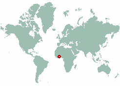 Zinka in world map